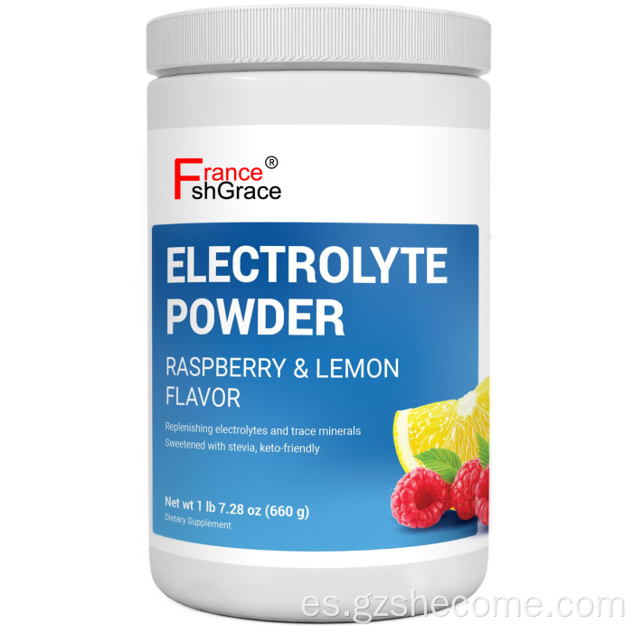 Suplemento de bebida electrolítica de hidratación de azúcar cero